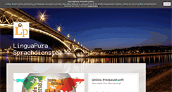 Desktop Screenshot of linguapura.de